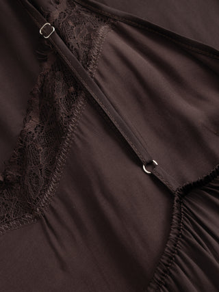 MARWA stropkjole - Copper Brown