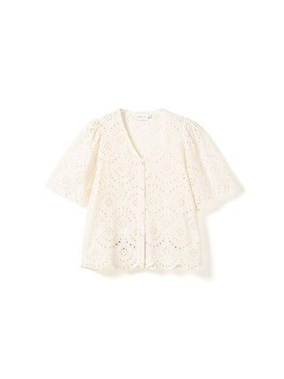 MIKA Bluse - Ivory