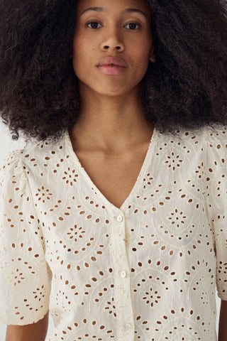 MIKA Bluse - Ivory