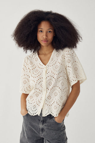 MIKA Bluse - Ivory