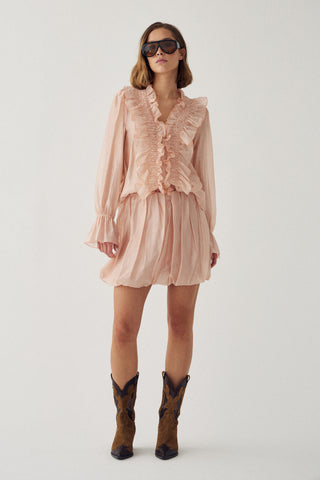 MYRTIA Bluse - Blush Rose