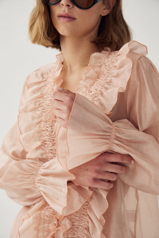 MYRTIA Bluse - Blush Rose
