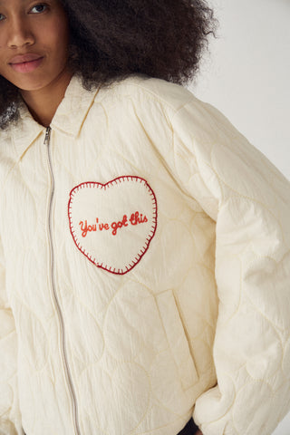 MARIAM Jakke - Alabaster