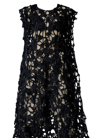 BODIL LACE DRESS - Black