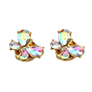 Button Cover BUTTERFLY Rainbow