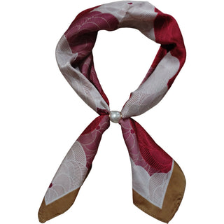 ALIKI Tøklæde med magnetperle - Red/White