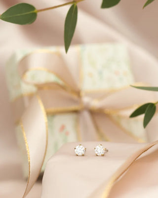 GT Tiffany Precious Øreringe 6 mm, CZ White
